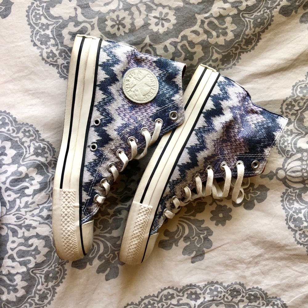 Chevron Converse Hightops